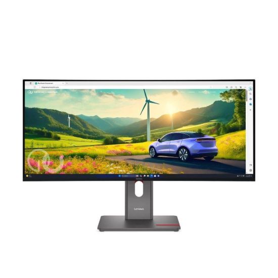 Obrázek LENOVO LCD P34WD-40+MC60 - 34'' ECO-IPS,21:9,3440x1440,120Hz,350cd,2000:1,4ms,2xHDMI,DP,DC,USBHub,USB-C(140W PD),RJ45