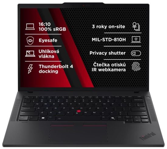 Obrázek LENOVO NTB Thinkpad T14 AMD G6 - Ryzen5 AI PRO 340,14" WUXGA,16GB,512SSD,IRcam,W11P