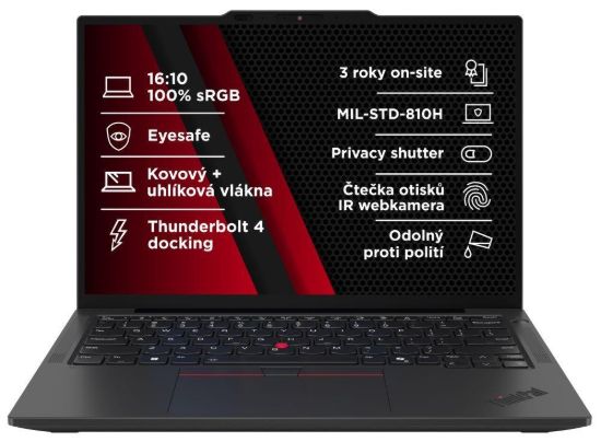 Obrázek LENOVO NTB ThinkPad X13 AMD G6 - Ryzen5 AI PRO 340,13.3" WUXGA,16GB,512SSD,IRcam,W11P