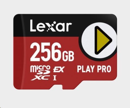 Obrázek Lexar microSD Express I PLAY Pro Express 7.1, R900/ W600 C10 U3 (UHS- I) 256GB