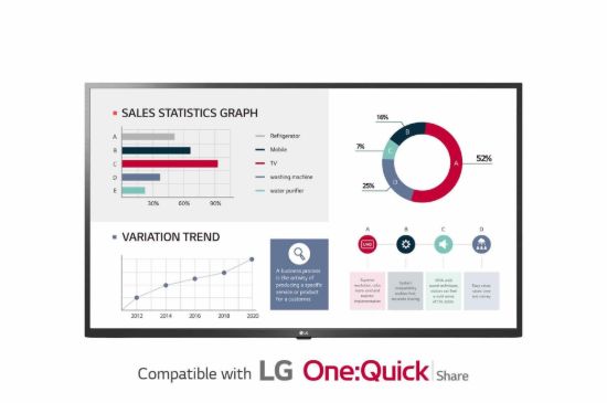 Obrázek LG 55" signage 55VH7J- H videowall