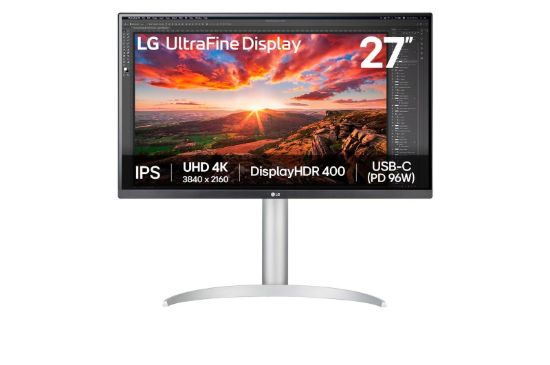 Obrázek LG MT IPS LCD LED 27" 27UP850K- W - IPS panel, 3840x2160, HDMI, DP, USB- C PD