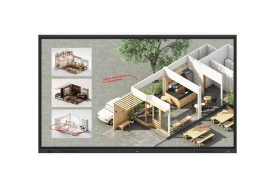 Obrázek LG Signage IPS LCD LED 86" 86TR3DQ- B – UHD 3840×2160, 400 cd/ m2, 50- bodový dotyk, 24/ 7, Android, HDMI, DP, USB- C, LAN, R