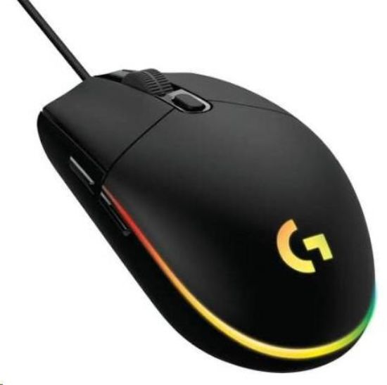 Obrázek Logitech Gaming Mouse G203 LIGHTSYNC 2nd Gen, EMEA, USB, black