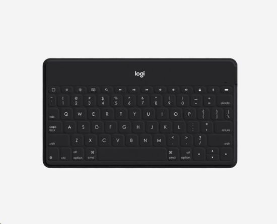 Obrázek Logitech Bluetooth Keyboard Folio Keys- To- Go, UK - International, Black, Apple