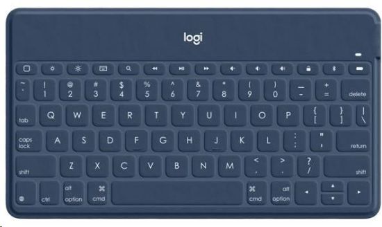 Obrázek Logitech Bluetooth Keyboard Folio Keys- To- Go, UK - International, Classic Blue, Apple