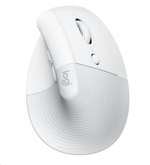 Obrázek Logitech Lift Vertical Ergonomic Mouse for Business, Mac, off- white/ pale grey