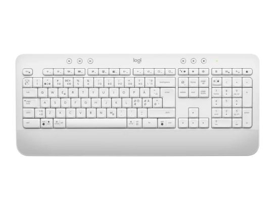 Obrázek Logitech Klávesnice Signature K650, CZ- SK, bílá/ šedá