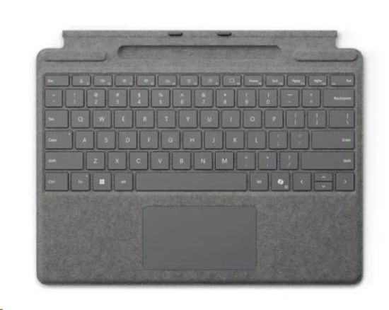 Obrázek Microsoft Surface Pro Signature Keyboard (Platinum), Commercial, CZ/ SK (potisk)