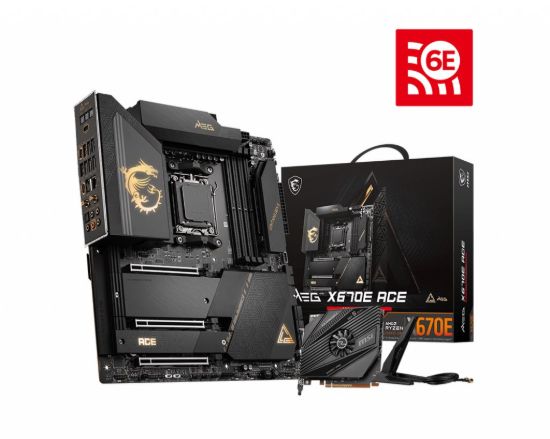 Obrázek MSI MB Sc AM5 MEG X670E ACE, AMD X670, 4xDDR5, WI- FI, E- ATX