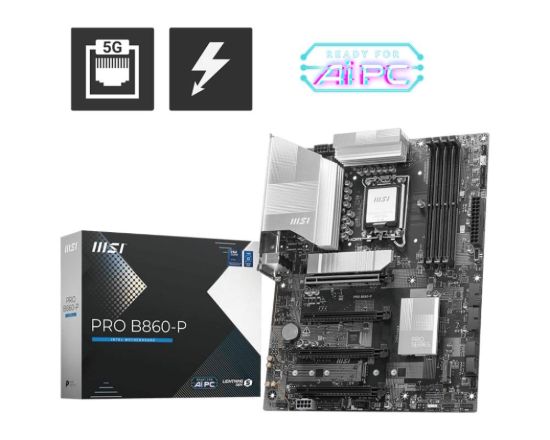 Obrázek MSI MB Sc LGA1851 PRO B860- P, Intel B860
