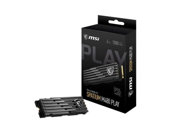 Obrázek MSI SSD SPATIUM M480 PRO, 4TB, M.2 2280, PCIe Gen4x4 NVMe 1.4, R: 7000/ W: 6800MB/ s