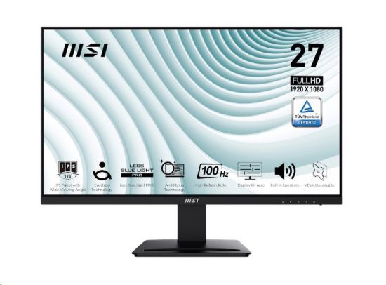 Obrázek MSI LCD PRO MP273AW, 27" 1920x1080, IPS, 100Hz, 1ms, VESA 75x75mm, White