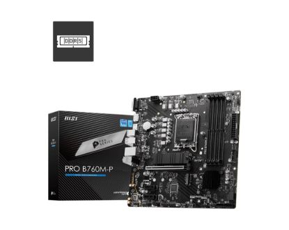 Obrázek BAZAR - MSI MB Sc LGA1700 PRO B760M-P, Intel B760, 4xDDR5, 1xDP, 1xHDMI, 1xVGA, mATX - Po opravě (Bez příšlušenství)