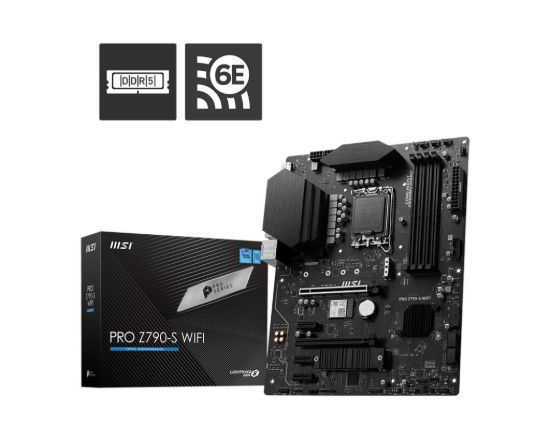 Obrázek BAZAR - MSI MB Sc LGA1700 PRO Z790-S WIFI, Intel Z790, 4xDDR5, 1xDP, 1xHDMI, WI-FI - Po opravě (Bez příšlušenství)