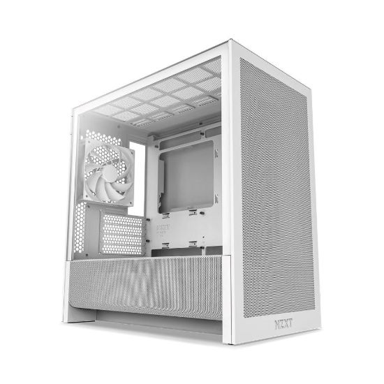 Obrázek NZXT skříň H3 Flow / microATX / 1x120mm / USB / USB- C / bílá