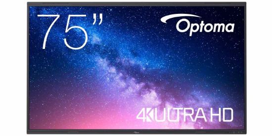 Obrázek Optoma 5753RK IFPD 75" - interaktivní dotykový, 4K UHD, multidotyk 40prstu, Android 13, 8GB RAM / 64GB ROM