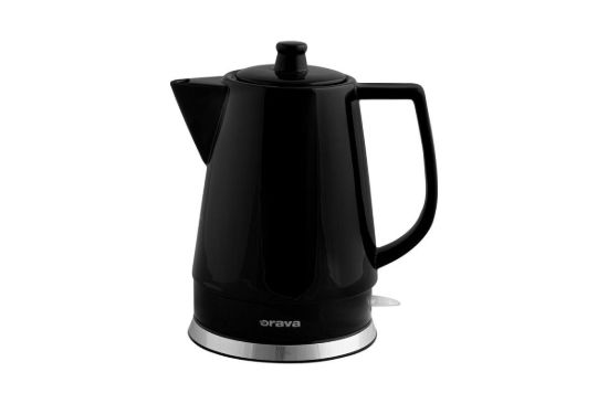 Obrázek Orava VK- 3813 B rychlovarná konvice, 1500 W, 1.5 l, kermická, automatické vypnutí, černá