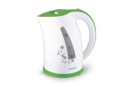 Obrázek Orava VK- 3417 G rychlovarná konvice, 2000 W, 1.7 l, automatické vypnutí, bílá / zelená