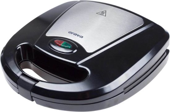 Obrázek ORAVA ST- 300 A sendvičovač 3v1, vyměnitelné desky, nepřilnavý povrch, tepelná pojistka, Wafle, Gril, Toast