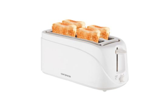 Obrázek Orava HR- 108 topinkovač, 1200 W, 4 topinky, miska na drobky, regulace teploty