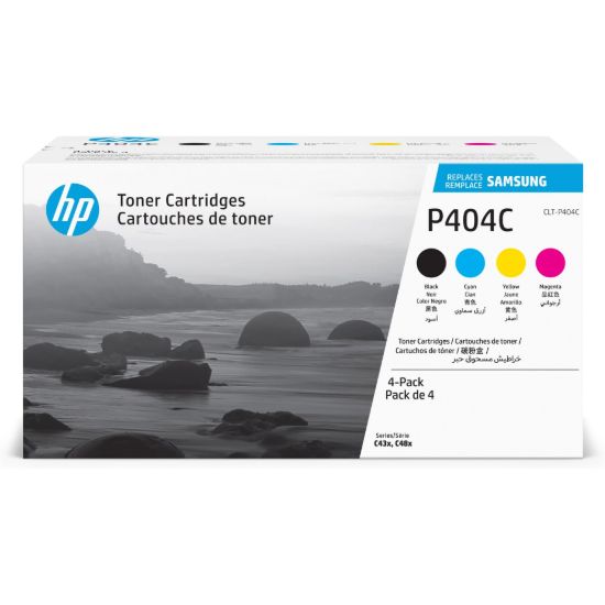 Obrázek HP - Samsung CLT- P404C 4- pk CYMK Toner Crt (1, 500 / 1, 000 pages)
