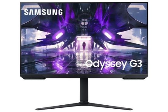 Obrázek SAMSUNG MT LED LCD Gaming Monitor 32" Odyssey LS32AG320NUXEN- plochý, VA, 1920x1080, 1ms, 165Hz, HDMI, Display Port, Pivot