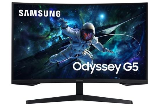 Obrázek SAMSUNG MT LED LCD Gaming Monitor 32" Odyssey LS32CG552EUXEN - prohnutý, VA, 1ms, 165Hz, 2560x1440, HDMI, Display Port