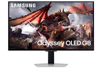 Obrázek SAMSUNG MT LCD 32" Odyssey OLED G8 (G80SD), Smart, QD OLED UHD 4K, Rovný, AI Procesor, 240Hz, 0, 03ms