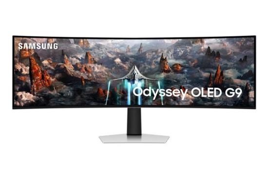 Obrázek SAMSUNG MT LED LCD 49" Odyssey OLED G9(G93SC) LS49CG934SUXEN - prohnutý, OLED, Double QHD, 5120x1440, 0, 03ms, 240Hz