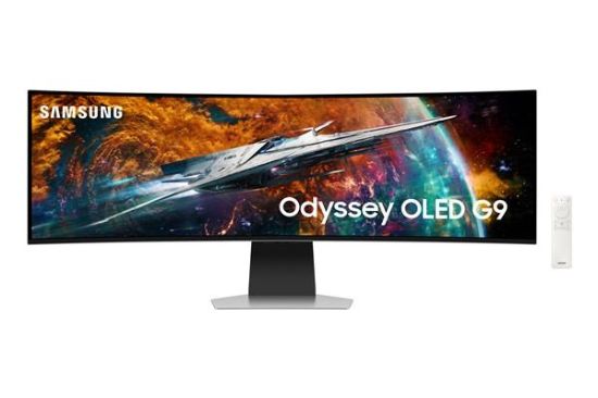 Obrázek SAMSUNG MT LED LCD 49" Odyssey OLED G9(G95SC)Smart LS49CG950SUXDU- prohnutý, OLED, 5120x1440 Double QHD, 0, 03ms, 240Hz, HDM, DP