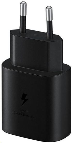 Obrázek Samsung cestovní nabíječka EP- TA800XBE, Quickcharge 25W, kabel USB- C, černá