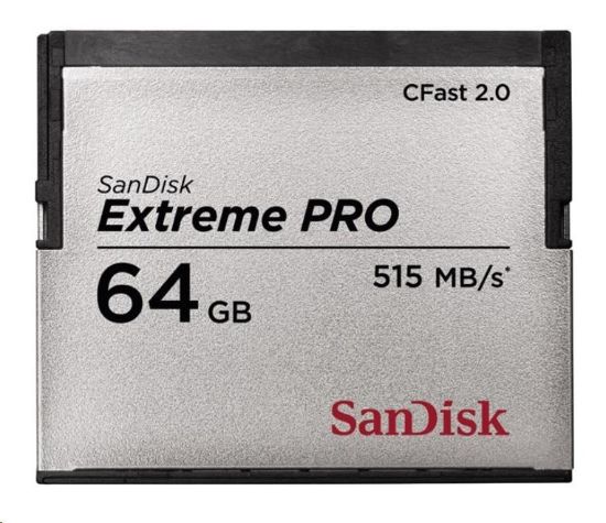 Obrázek SanDisk CFAST 2.0 64GB Extreme Pro (515 MB/ s)