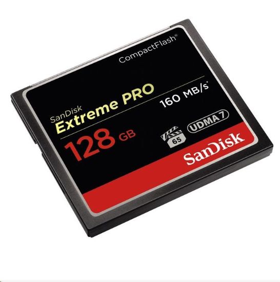 Obrázek SanDisk Compact Flash 128GB Extreme Pro (160MB/ s) VPG 65, UDMA 7
