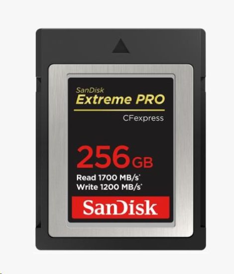 Obrázek SanDisk Compact Flash 256GB Express Extreme Pro (R: 1700/ W: 1200 MB/ s)