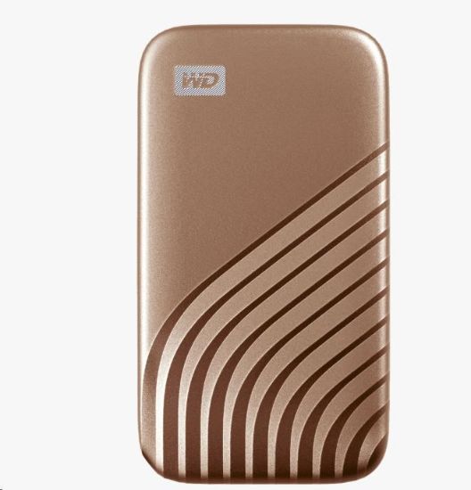 Obrázek SanDisk WD My Passport SSD externí 1TB , USB- C 3.2 , 1050/ 1000MB/ s R/ W PC & Mac , Gold