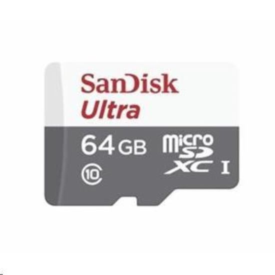 Obrázek Sandisk MicroSDXC karta 64GB Ultra (80MB/ s, Class 10 UHS- I, Android)