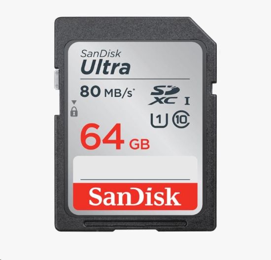 Obrázek SanDisk SDXC karta 64GB Ultra (100MB/ s Class 10 UHS- I)