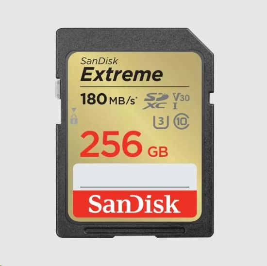 Obrázek SanDisk SDXC karta 512GB Extreme (190 MB/ s Class 10, UHS- I U3 V30)