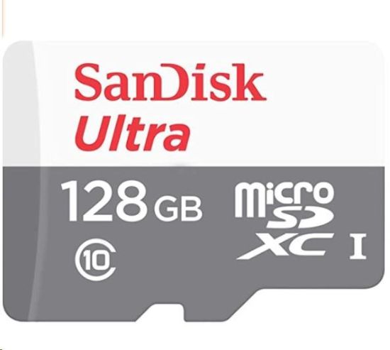 Obrázek Sandisk MicroSDXC karta 128GB Ultra (R: 100/ W: 100 MB/ s, UHS- I, C10)