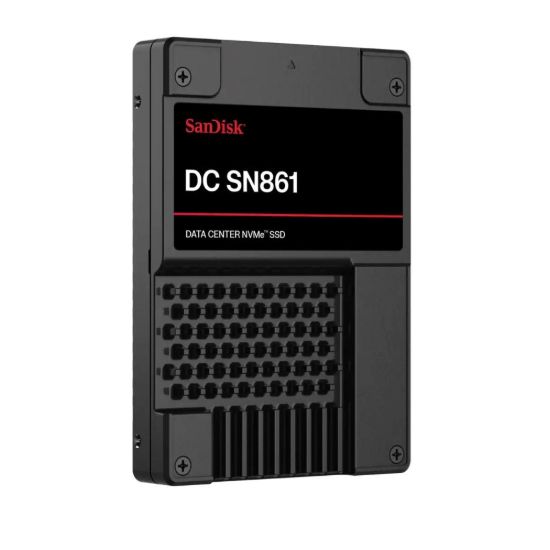 Obrázek SanDisk Enterprise SSD 6.4TB DC SN861, PCIe Gen5, (R: 13700, W: 7500MB/ s), RI- 3DW/ D BICS6 ISE
