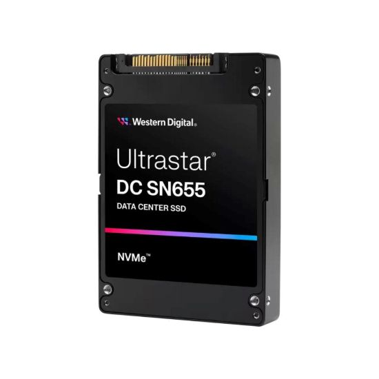 Obrázek WD Enterprise SSD 61.44TB Ultrastar DC SN655, PCIe Gen4, (R: 4300, W: 3150MB/ s), RI- 1DW/ D BICS5 TCG Ruby