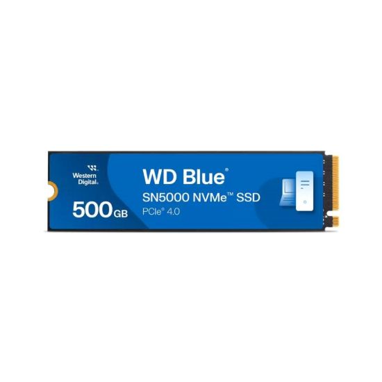 Obrázek WD BLUE SSD NVMe 500GB PCIe SN5100, Gen4, (R: xxxx, W: xxxxMB/ s)