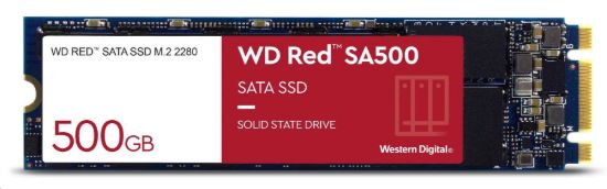 Obrázek WD RED SSD 3D NAND WDS500G1R0B 500GB M.2 SATA, (R: 560, W: 530MB/ s)
