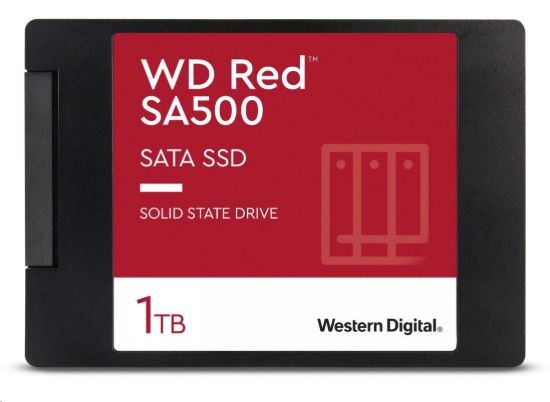 Obrázek WD RED SSD 3D NAND WDS100T1R0A 1TB SATA/ 600, (R: 560, W: 530MB/ s), 2.5"