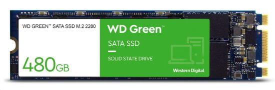 Obrázek WD GREEN SSD WDS480G3G0B 480GB M.2 SATA, (R: 540, W: 465MB/ s)