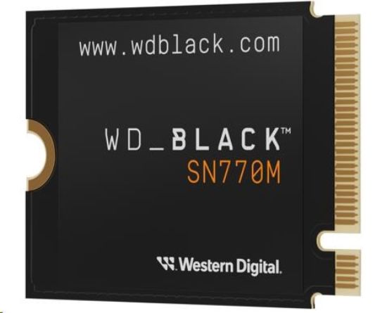 Obrázek WD BLACK SSD NVMe 2TB PCIe SN 770M, Gen4 8 Gb/ s, (R: 5150, W: 4900MB/ s) M.2 2230- S3- M