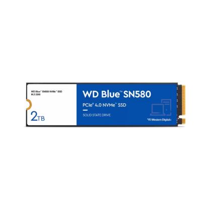 Obrázek BAZAR VADNE - WD BLUE SSD NVMe 2TB PCIe SN580, Gen4 , (R: 4150, W: 4150MB/ s)