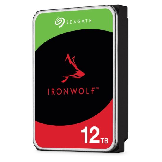 Obrázek SEAGATE HDD 12TB IRONWOLF (NAS), 3.5", SATAIII, 7200 RPM, Cache 256MB