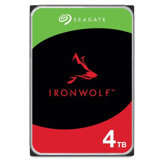 Obrázek SEAGATE HDD 4TB IRONWOLF (NAS), 3.5", SATAIII, 5400 RPM, Cache 256MB